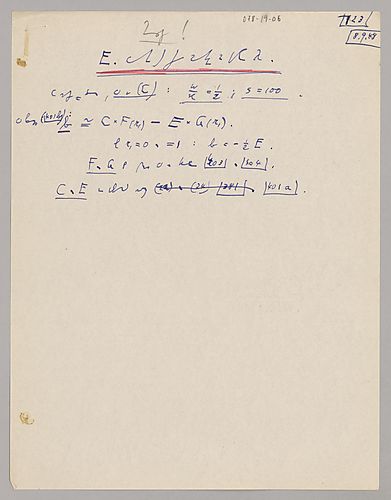 Prüfung von induktiven Methoden: Skelett Chapter XIII, (Items 6-11)
