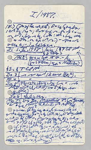 Tagebuch [Diaries] (Item 1b)