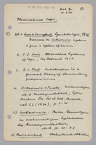 Seminar Notes Carnap: Discussion Group,