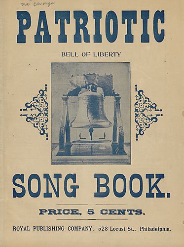 Patriotic song book