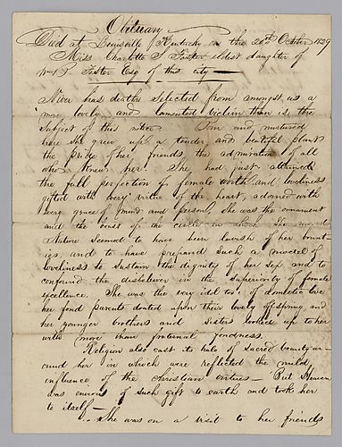 Obituary of Charlotte Foster