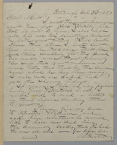 To his brother, Morrison
