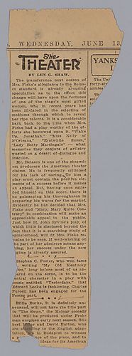 "The Theater," Detroit Free Press