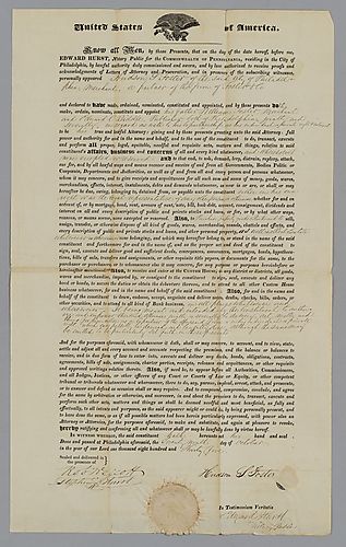 Agreement between Hudson Foster and William Foster and Edward C. Biddle