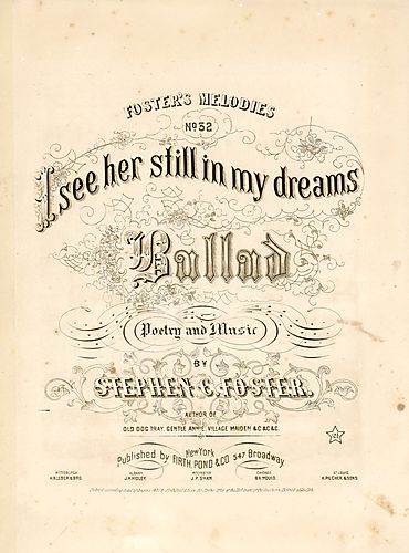 I see her still in my dreams