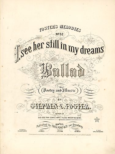 I see her still in my dreams