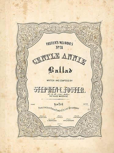 Gentle Annie; arr