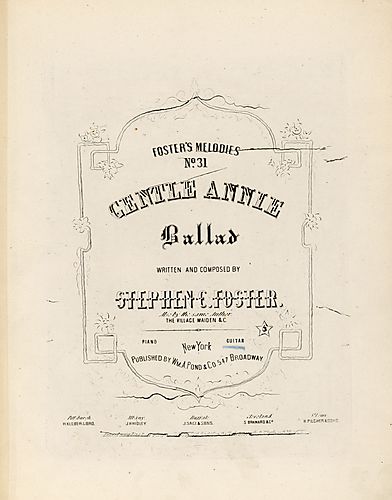 Gentle Annie; arr