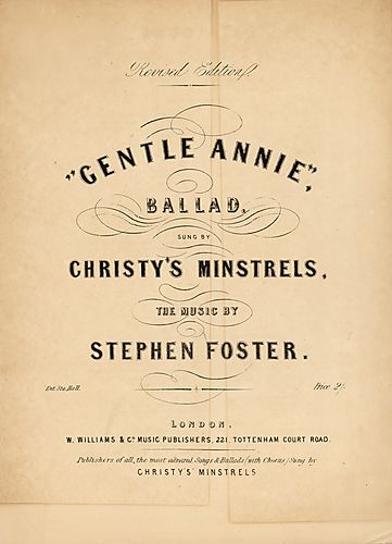 Gentle Annie; arr