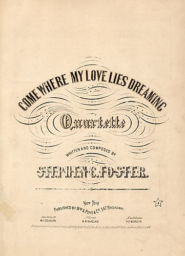 Come where my love lies dreaming
