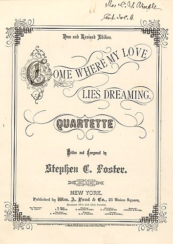 Come where my love lies dreaming