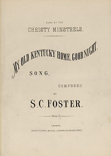 My old Kentucky home, good night