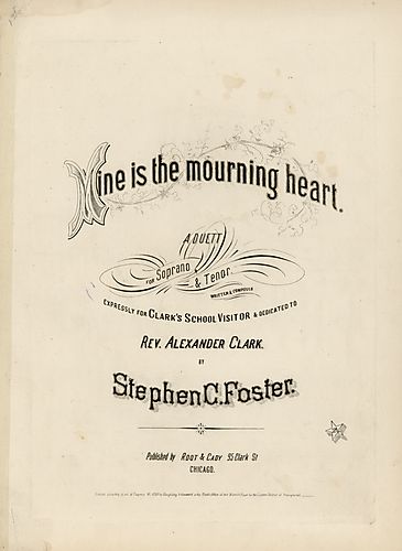 Mine is the mourning heart