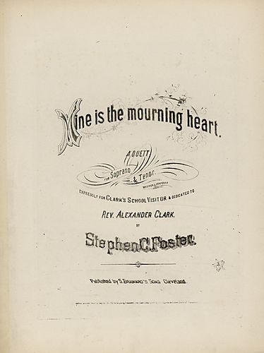 Mine is the mourning heart