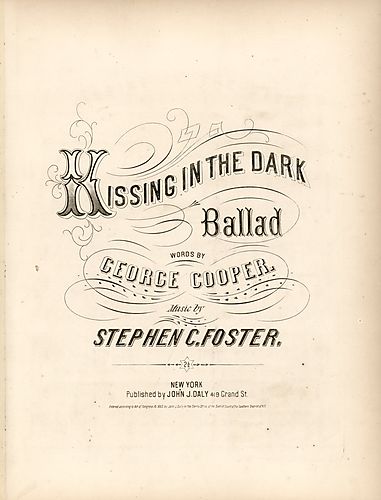 Kissing in the dark