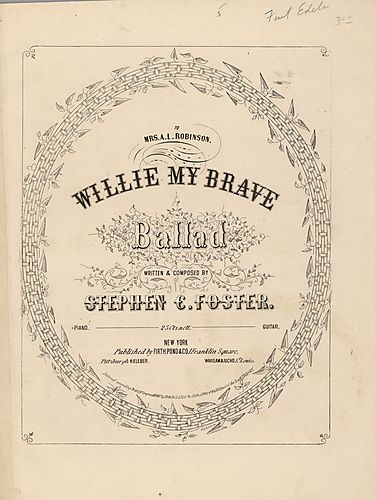 Willie my brave; arr