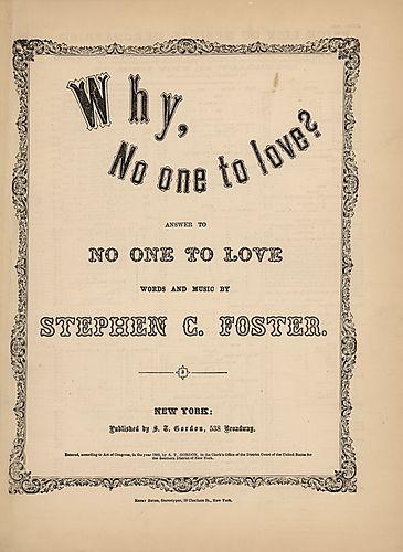 No one to love