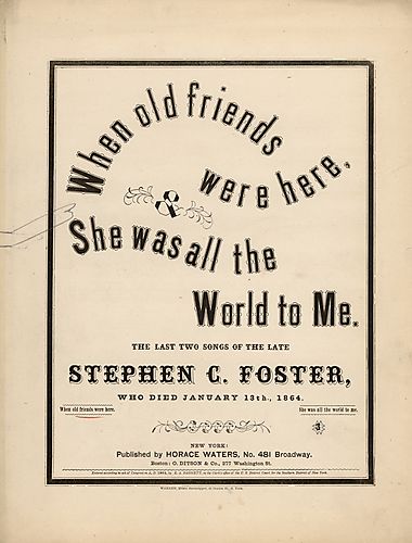 When old friends were here