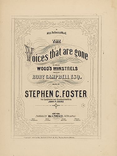 Voices that are gone; arr