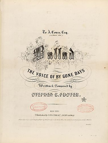 The voice of bygone days