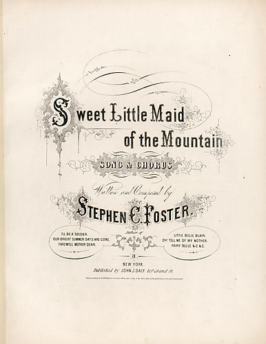 Sweet little maid of the mountain