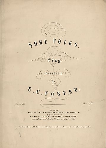 Some folks; arr