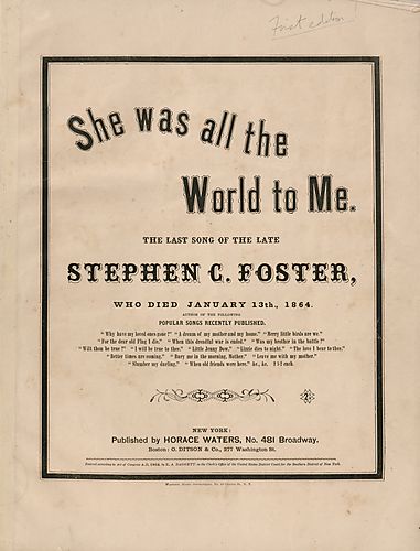 She was all the world to me