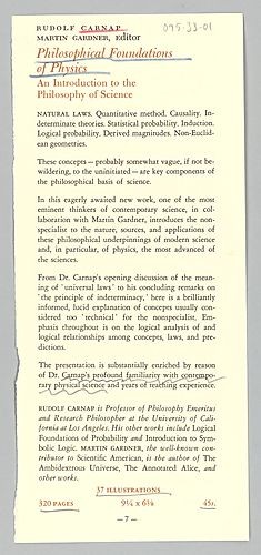 Gardner Ms. Philosopical Foundations of Physics