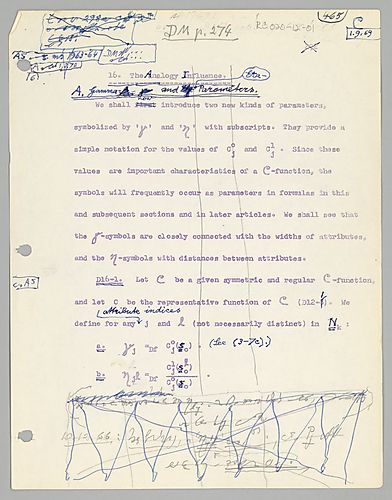 §16 “The Analogy Influence,”