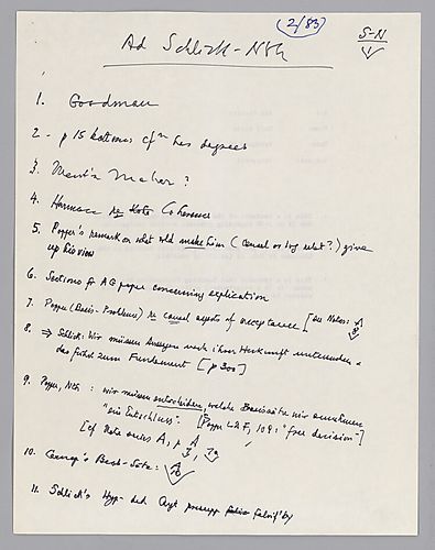 Vienna Lecture on Schlick and Neurath, Draft,