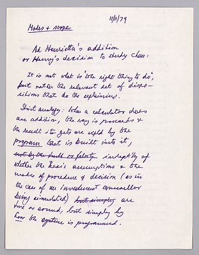 "Modes & Scope of Scientific Understanding," Wesleyan University,