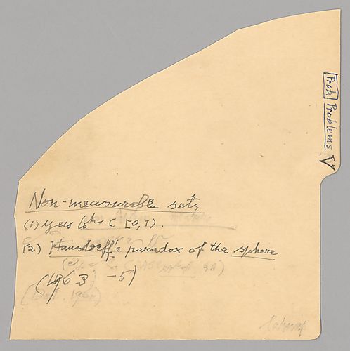 Non-Measurable Sets and Hausdorff-Paradox of the Sphere