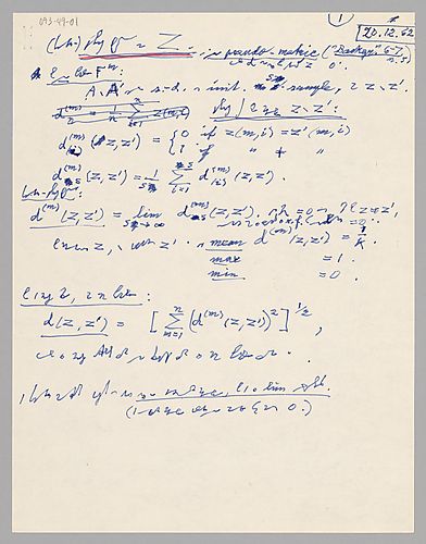 Distance Function in Z