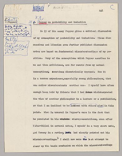 Schilpp Autobiography: Carnap Replies (Items 17-24)