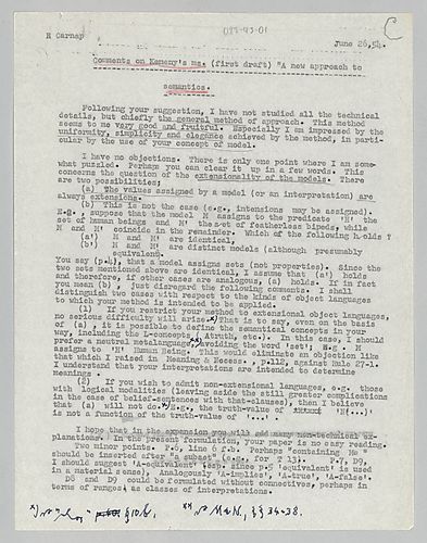 Kemeny: Semantics