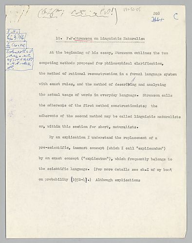 Reply to Strawson, Typed Draft (Items 5-6)