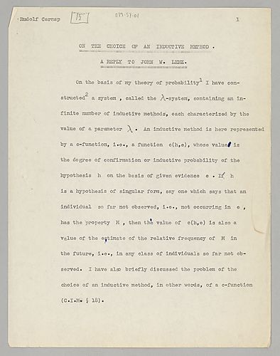 "On the Choice of an Inductive Method: A Reply to John W. Lenz."
