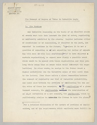 "The Concept of Degree of Order in Inductive Logic" (Item 8)