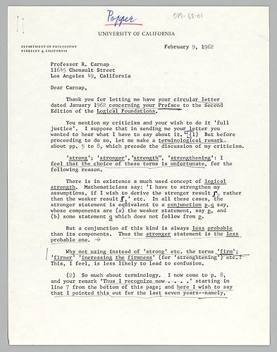 "Logical Foundation of Probability," with Revisions
