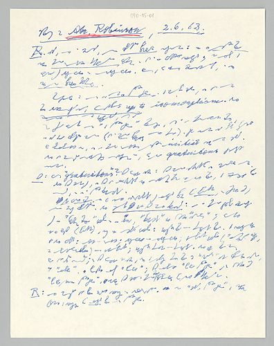 Robinson, Abraham, Notes