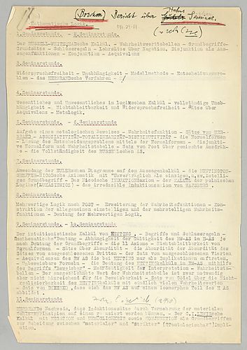 Excerpts Hahn (some Gödel): Bericht über Hahns Seminar (unter Mitwirkung von Gödel)
