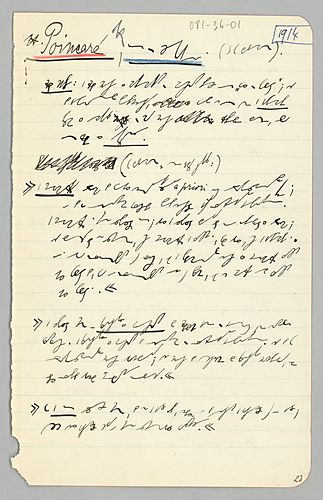 Excerpts Poincaré: "Wissenschaft und Hypothese"