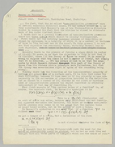 Excerpts Ramsey, F. P.