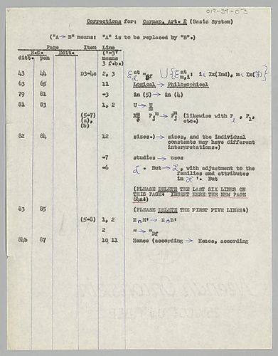 Mimeo Copy of Basic System: 1. Basic Concepts and Basic Axioms (Items 3-6)