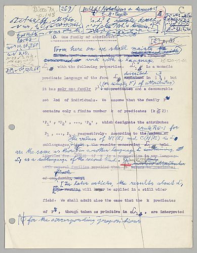 §10 "One Family of Attributes" (Item 1a)