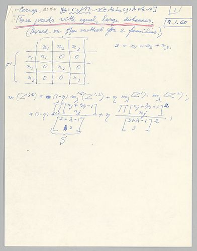 Three Predicates with Equal Distances