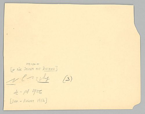 Über die Basis der Distanz-Methode für N (Items 1-4)