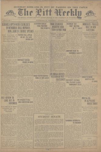 Pitt weekly