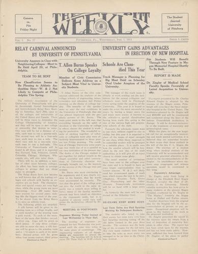 Pitt weekly