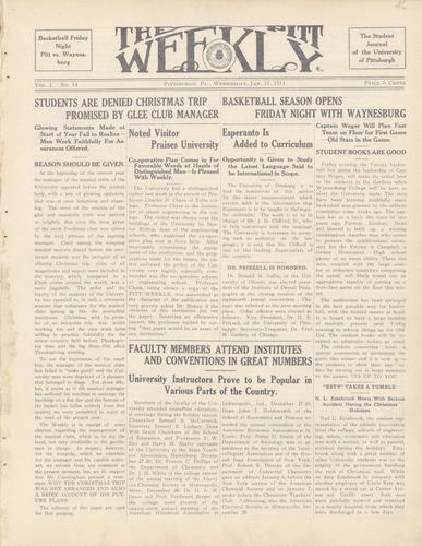 Pitt weekly